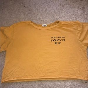 tokyo logo crop top